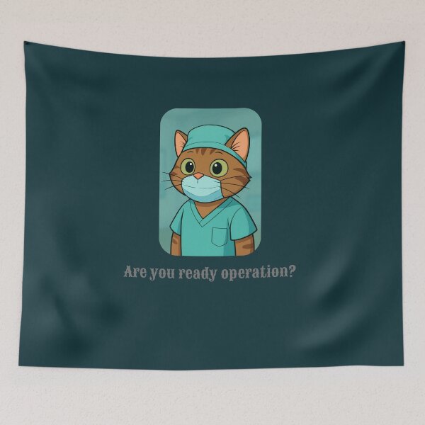 Item preview, Cute Surgeon Cat designed and sold by doktordanTemiz.