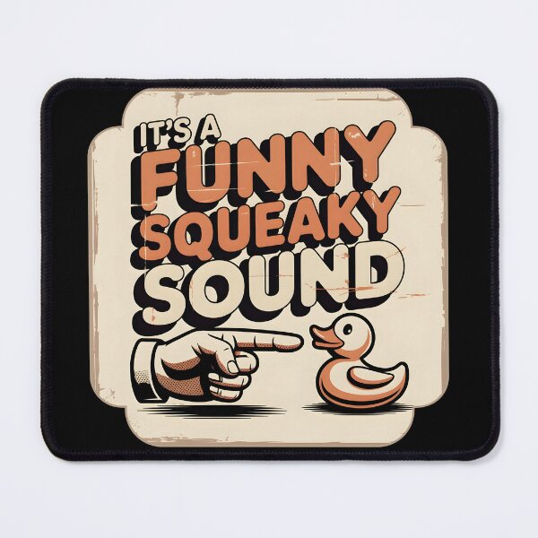 Item preview, It’s a Funny Squeaky Sound – Retro Rubber Duck Humor Design designed and sold by DreamVibeShirt.