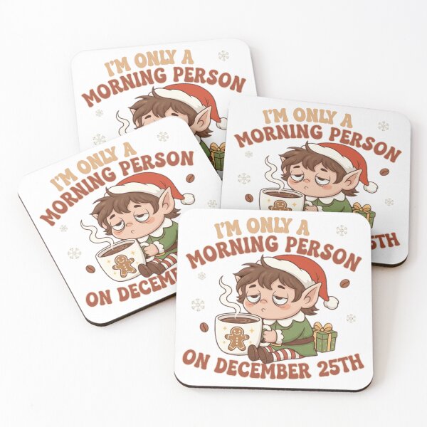 Item preview, I'm Only a Morning Person on December 25th designed and sold by MythoWorldddd.