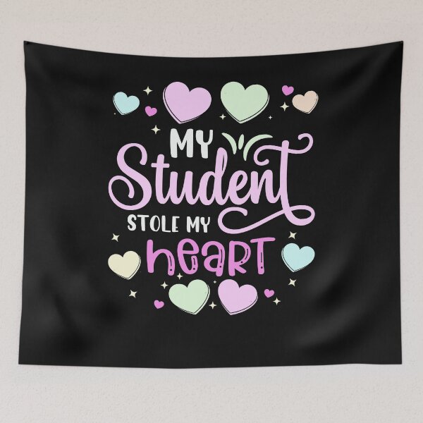 Artikelvorschau, Mein Schüler hat mein Herz gestohlen – T-Shirt für Lehrer zum Valentinstag entworfen und verkauft von ZANNIX.