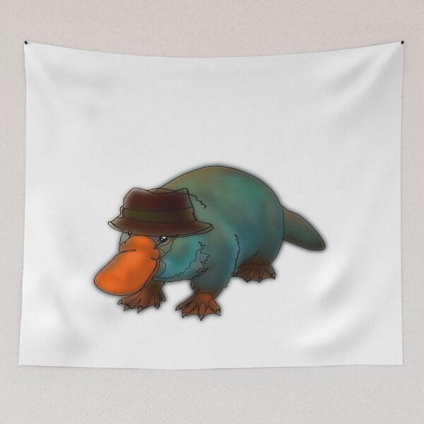 Item preview, Platypus in fedora -animalzinhats designed and sold by Ashley’sAnimalz.