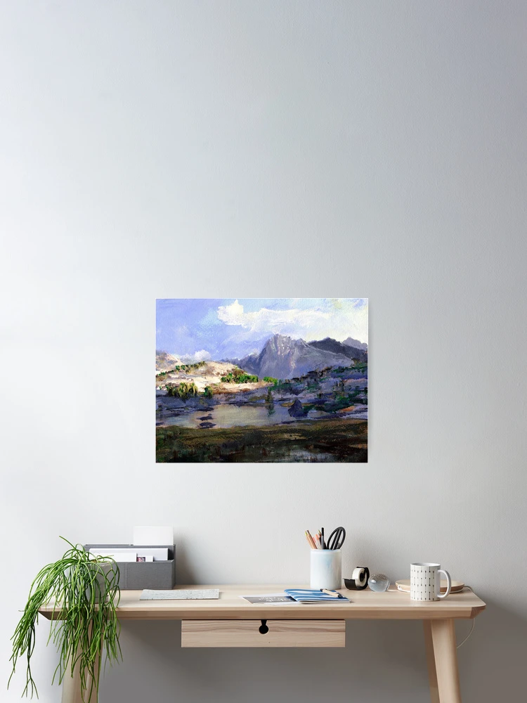 Aperçu 2 sur 3. Poster avec l'œuvre High Lake créée et vendue par Randy Sprout Fine Art.