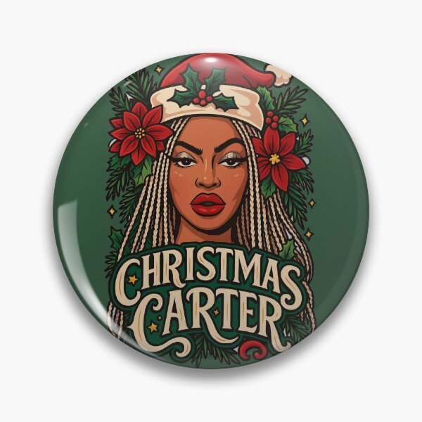 Item preview, Christmas Carter – Beyoncé Holiday Pop Art Design designed and sold by GirlyPopped.