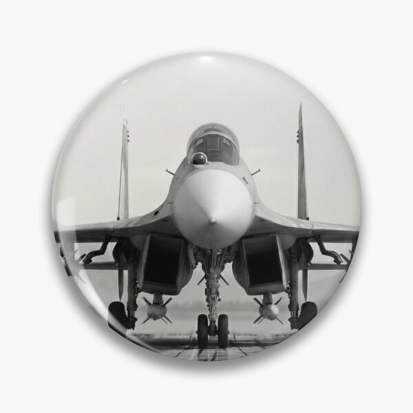 Item preview, Su-27 Flanker Front View Fighter Jet Art designed and sold by carshapes.