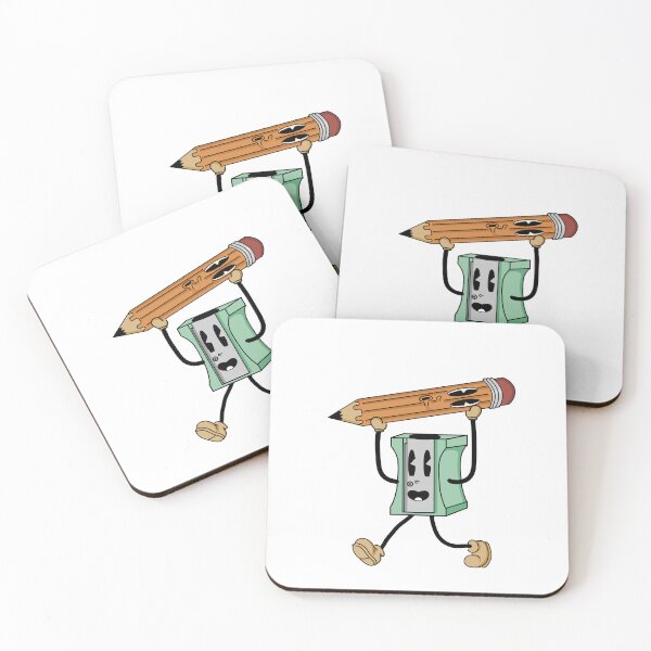 Item preview, Vintage School Cartoon | Rubber Hose Pencil & Sharpener Pals designed and sold by Studio Bragato Hub.