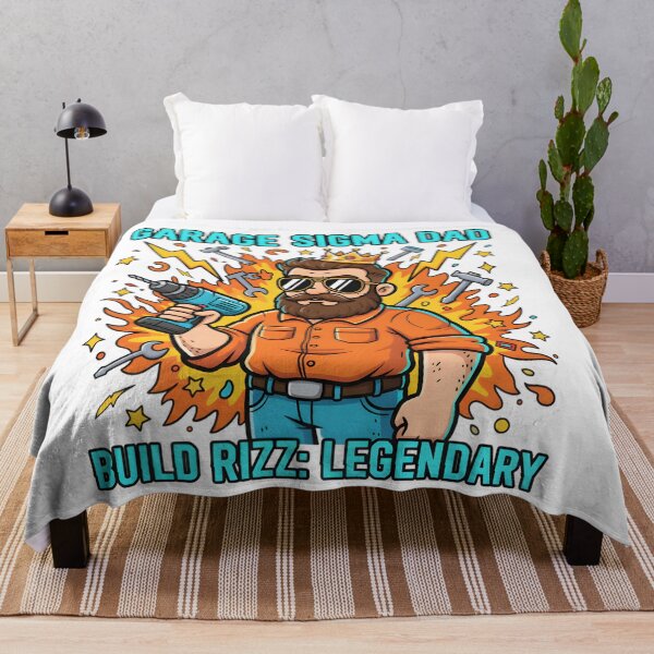 Item preview, Garage Sigma Dad Legendary Builder Art designed and sold by AnnDesignStudio.