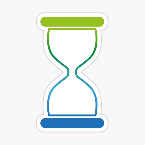Hour Glass Sticker