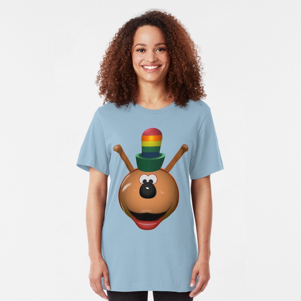 NDVH Happiness Is Dragon-Shaped Slim Fit T-Shirt