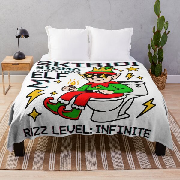 Item preview, Skibidi Sigma Christmas Elf Meme Art designed and sold by AnnDesignStudio.