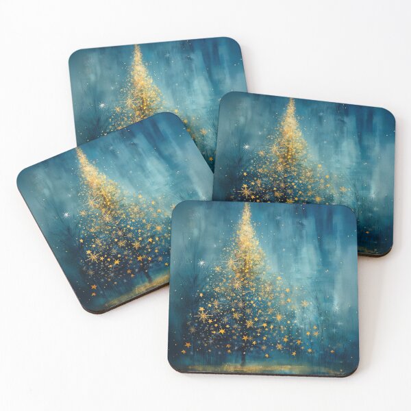 Item preview, Magical Starry Christmas Tree designed and sold by Blue Horse Photo Magic.