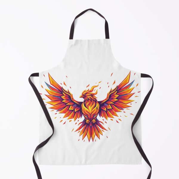 Item preview, Vibrant Phoenix Bird – Fire Rising Mythical Creature Art designed and sold by ZYNORAworld.