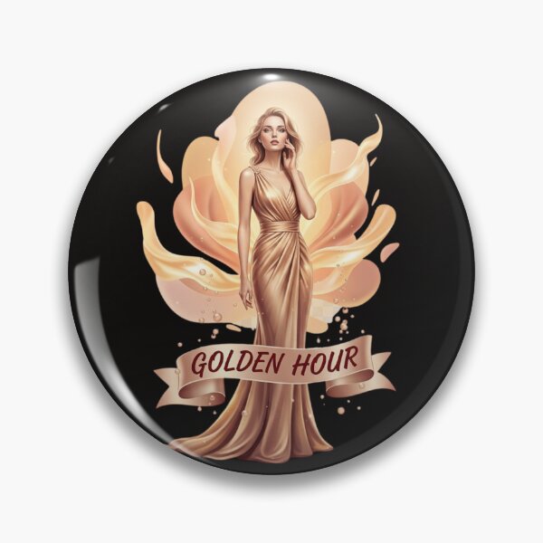 Item preview, GOLDEN HOUR. | Luxurious Gold Dress Design - Elegant Statement for Confident Women designed and sold by BoldBloomArt.