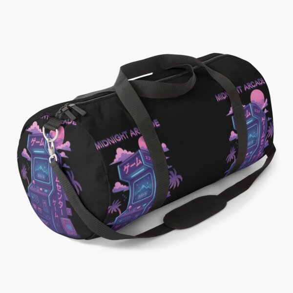 Item preview, Midnight Arcade – Vaporwave Neon Japanese Arcade Machine Illustration designed and sold by drawlinershop.