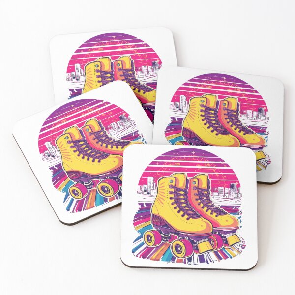 Item preview, 80s roller skates designed and sold by sticker planet 4 you.