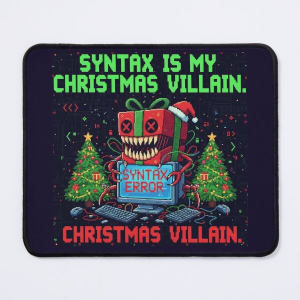 Item preview, Code Errors T-Shirt | Christmas Gift for Developers (Dev Humor) | Syntax is My Christmas Villain designed and sold by Artbesttopic.