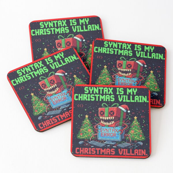 Item preview, Code Errors T-Shirt | Christmas Gift for Developers (Dev Humor) | Syntax is My Christmas Villain designed and sold by Artbesttopic.