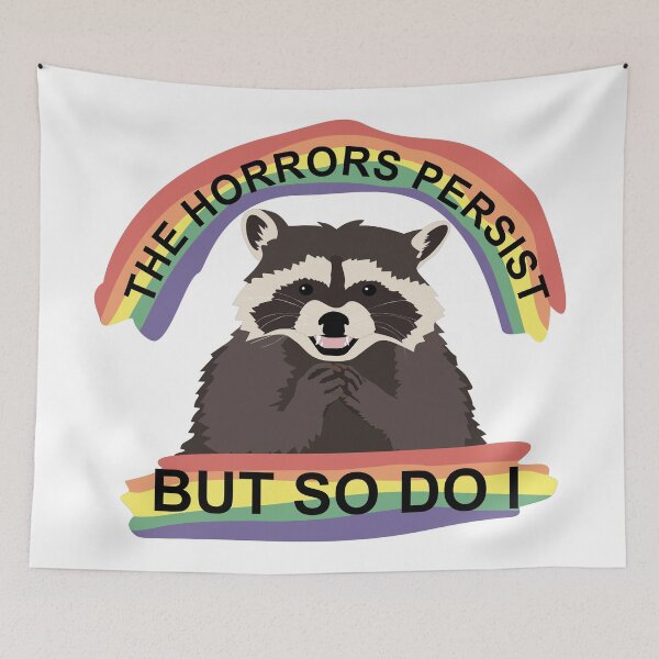 Item preview, The Horrors Persist - Raccoon designed and sold by Heather H Designs .