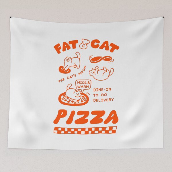 Item preview, Fat Cat Pizza Shop designed and sold by obinsun.