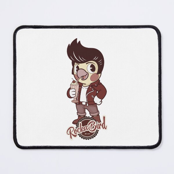 Item preview, Cute Rockabilly Cockatiel Milkshake, Vintage 50s Diner Sticker designed and sold by Rockabird75.