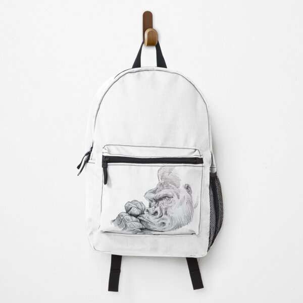 Item preview, "Detailed Hand-Drawn Gorilla Portrait Art" designed and sold by Premium design and stickers.