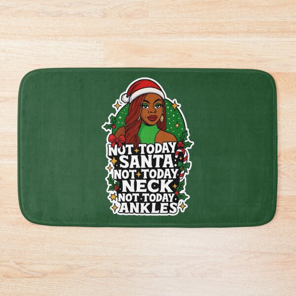 Item preview, Not Today Satan / Neck / Ankles – Holiday Edition Christmas Meme Design designed and sold by GirlyPopped.