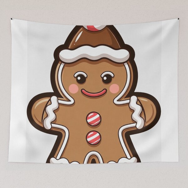 Item preview, Peppermint Pattycake – Cute Christmas Gingerbread Character designed and sold by Vertura Group.