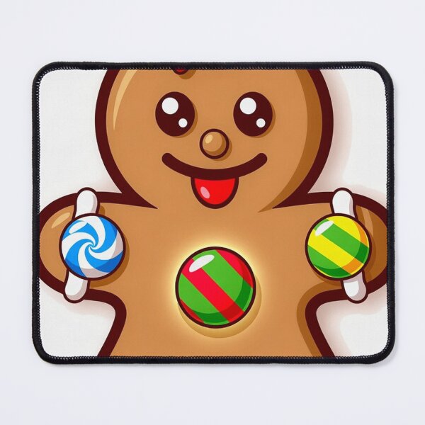 Item preview, Candy Pop Cruncher – Cute Christmas Gingerbread Character designed and sold by Vertura Group.
