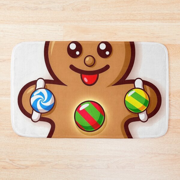 Item preview, Candy Pop Cruncher – Cute Christmas Gingerbread Character designed and sold by Vertura Group.