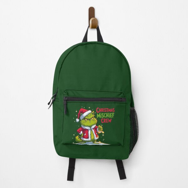 Item preview, Grinch Cat Christmas – Funny Christmas Mischief Crew Holiday Cat Art designed and sold by koolandthecat.