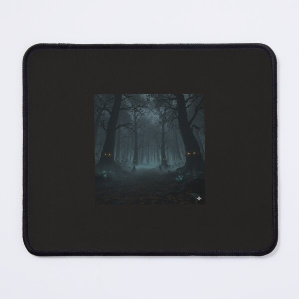Item preview, Haunted Forest of Eyes – Dark Horror Fantasy Night Art designed and sold by RZandRaiDesigns.