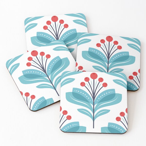 Item preview, Retro folk floral pattern designed and sold by Aakanksha97.