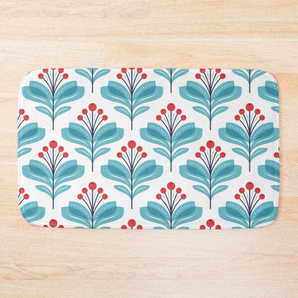 Item preview, Retro folk floral pattern designed and sold by Aakanksha97.