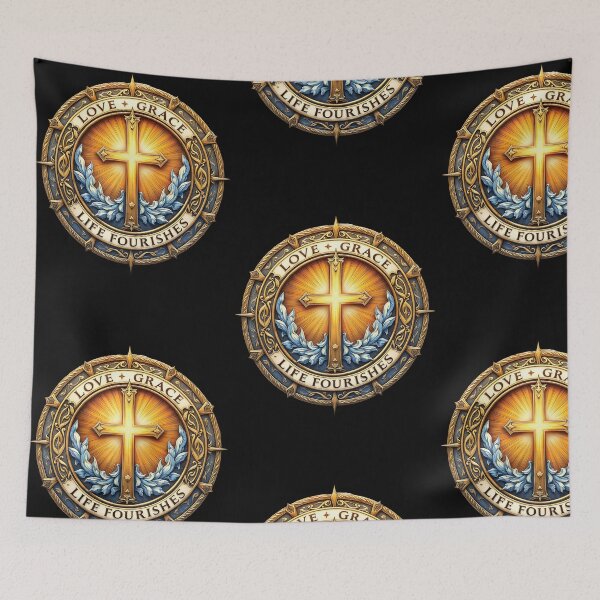 Item preview, LOVE & GRACE Illuminated Emblem designed and sold by Atouke.