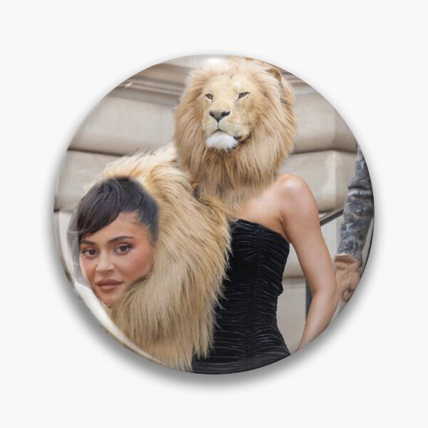 Item preview, Surreal Lion Couture Portrait designed and sold by stickeeyard.