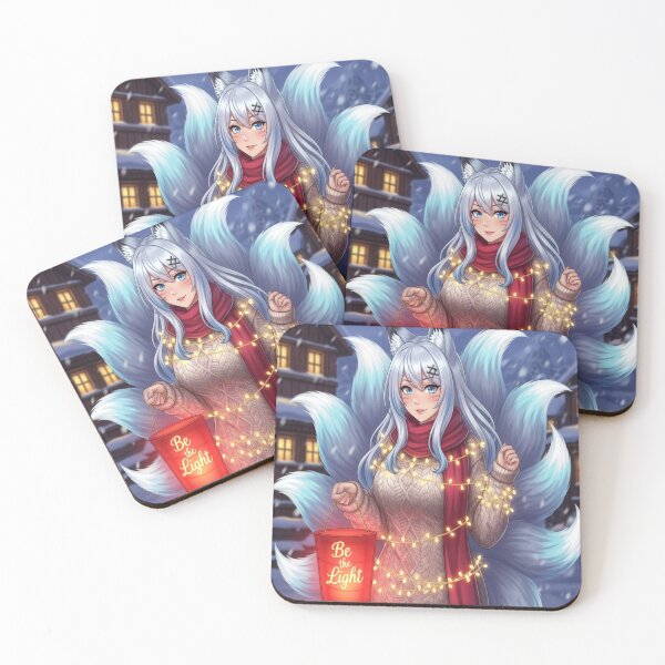 Item preview, Beautiful Winter Kitsune getting ready for Christmas designed and sold by dewaaliverse.
