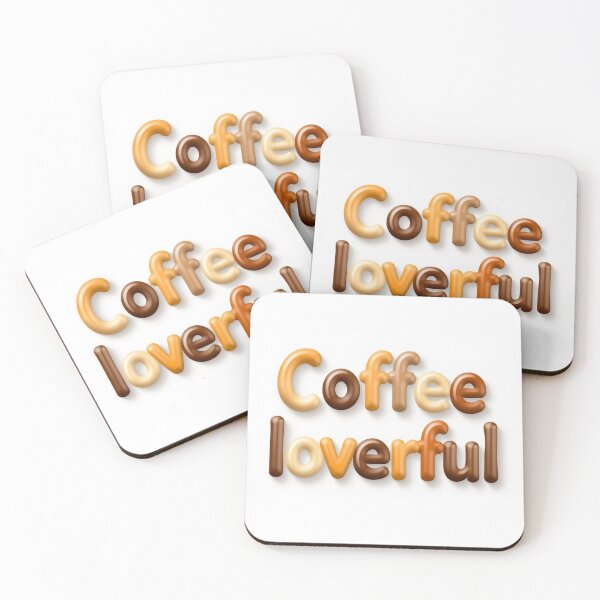 Item preview, Coffee loverful typographic design  designed and sold by Happyhoo1.