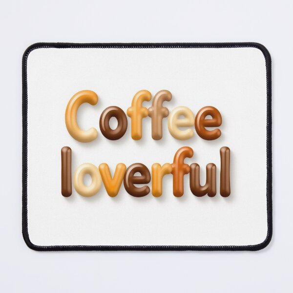 Item preview, Coffee loverful typographic design designed and sold by Happyhoo1.