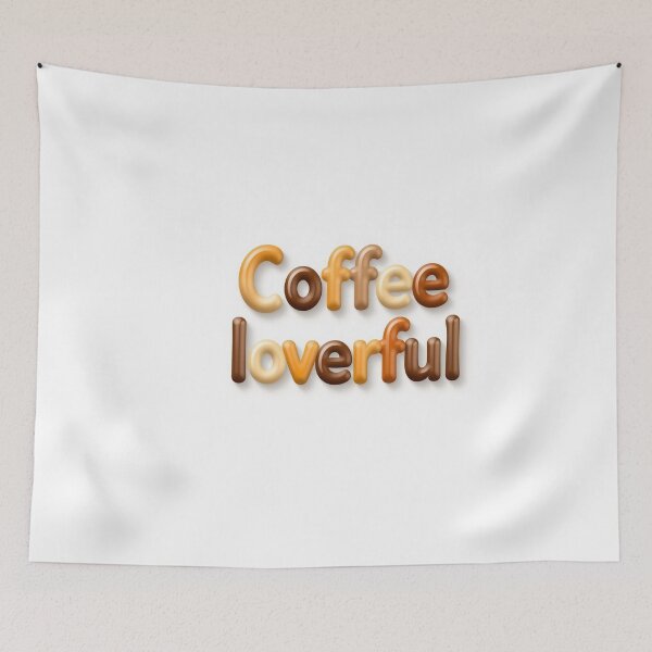 Item preview, Coffee loverful typographic design  designed and sold by Happyhoo1.