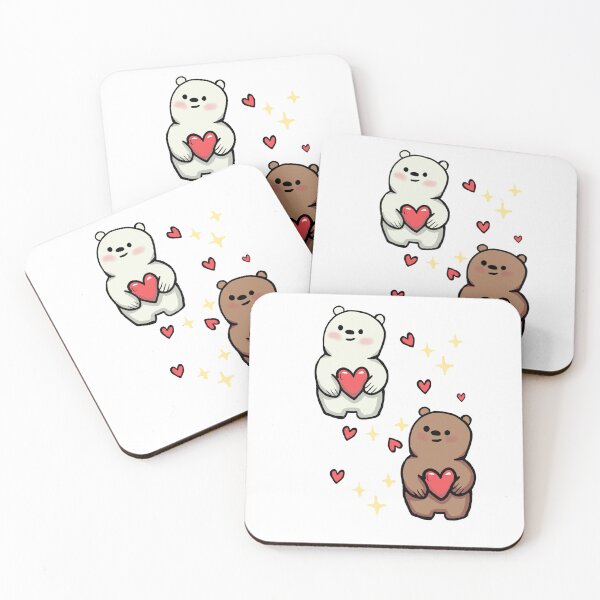 Item preview, Cute Love Bears Holding Hearts designed and sold by DoodleFisher.