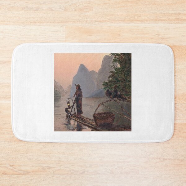 Item preview, Li River Night Fisherman designed and sold by Randy Sprout Fine Art.