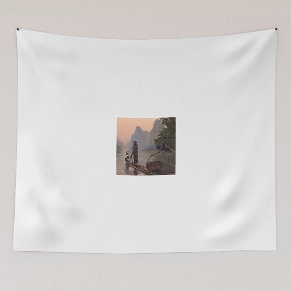 Item preview, Li River Night Fisherman designed and sold by Randy Sprout Fine Art.