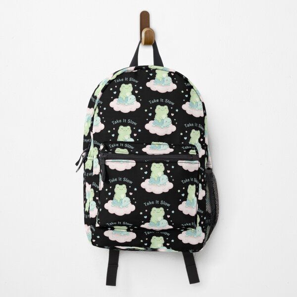 Item preview, Kawaii Frog – Take It Slow Cute Positive Reminder designed and sold by CuteOasis.