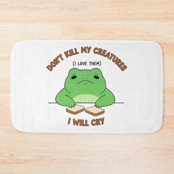 Item preview, Don’t Kill My Creatures I Will Cry Funny Gamer Frog Meme  designed and sold by gear-posters.