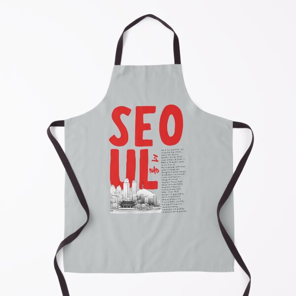 Item preview, Retro Seoul Skyliine designed and sold by HowToCanadian.
