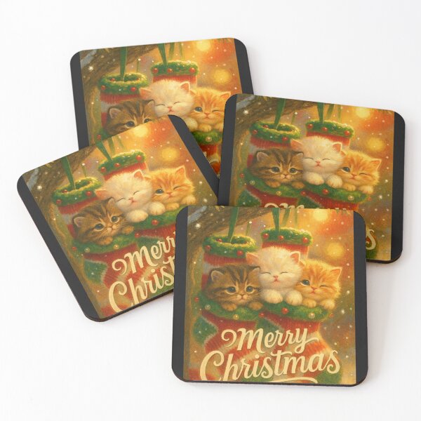 Item preview, Purrfect Christmas Trio – Merry & Bright designed and sold by Laugh & Rewind .