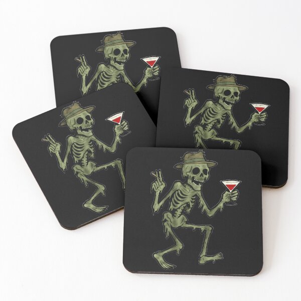 Item preview, Social D zombie skelly designed and sold by DropkickMolotov.