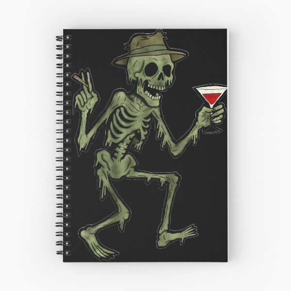 Item preview, Social D zombie skelly designed and sold by DropkickMolotov.