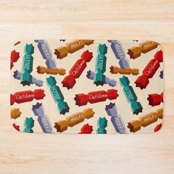 Item preview, Crackin Christmas seamless digital pattern of festive crackers designed and sold by Bonheurem.