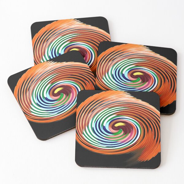 Item preview, orange round table designed and sold by Sabine Straka.