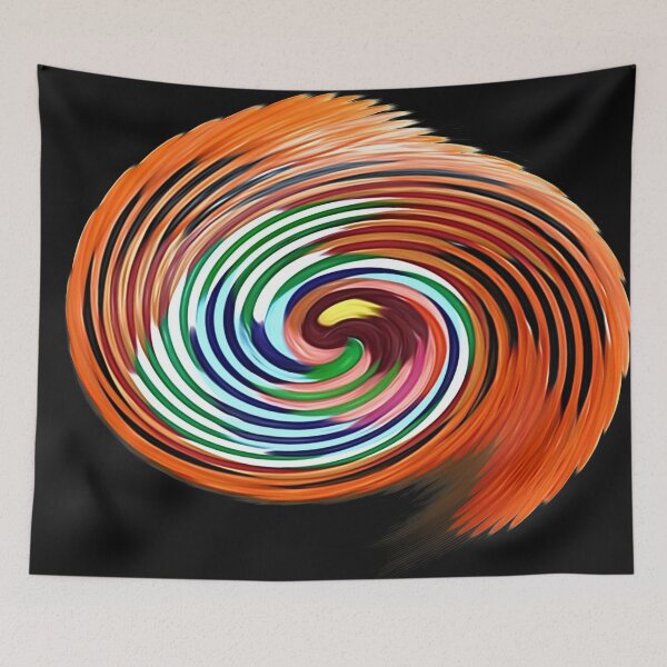 Item preview, orange round table designed and sold by Sabine Straka.